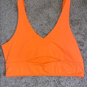 URBAN OUTFITTERS cutout cropped tank